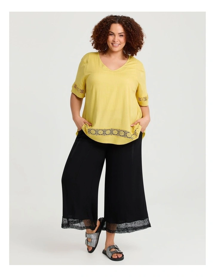 Lace Insert Natural Top Banana image 3