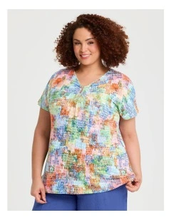 Natural Destination Top Print