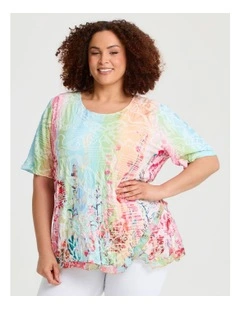 Burnout Gelato Top Print