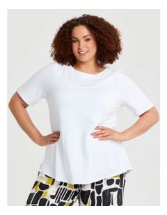Pima Cotton Essential Top White