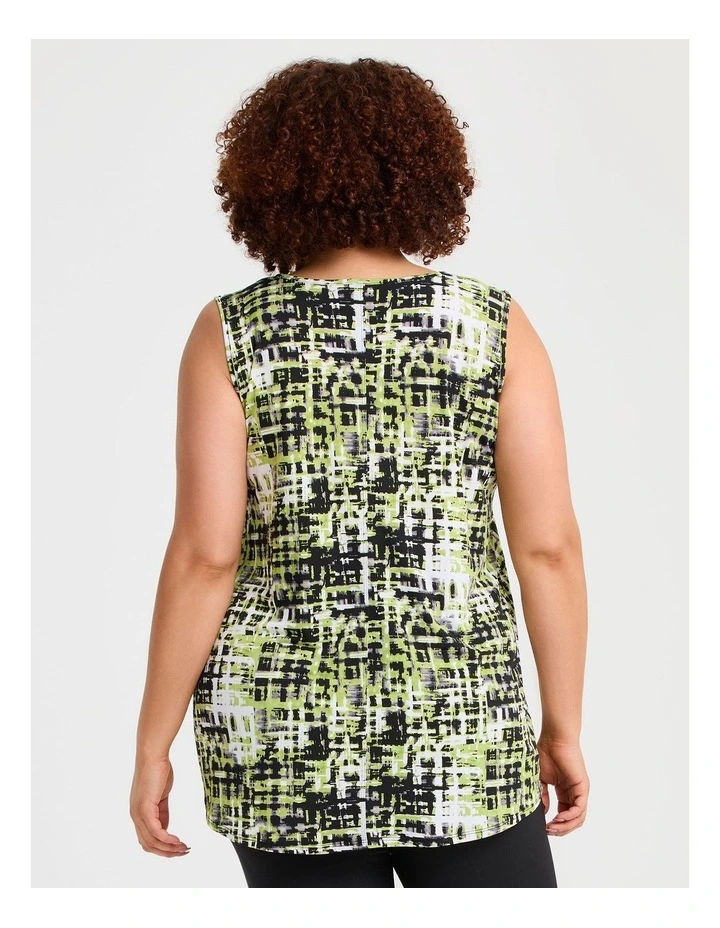 Amazon Luna Tank Green Print image 2