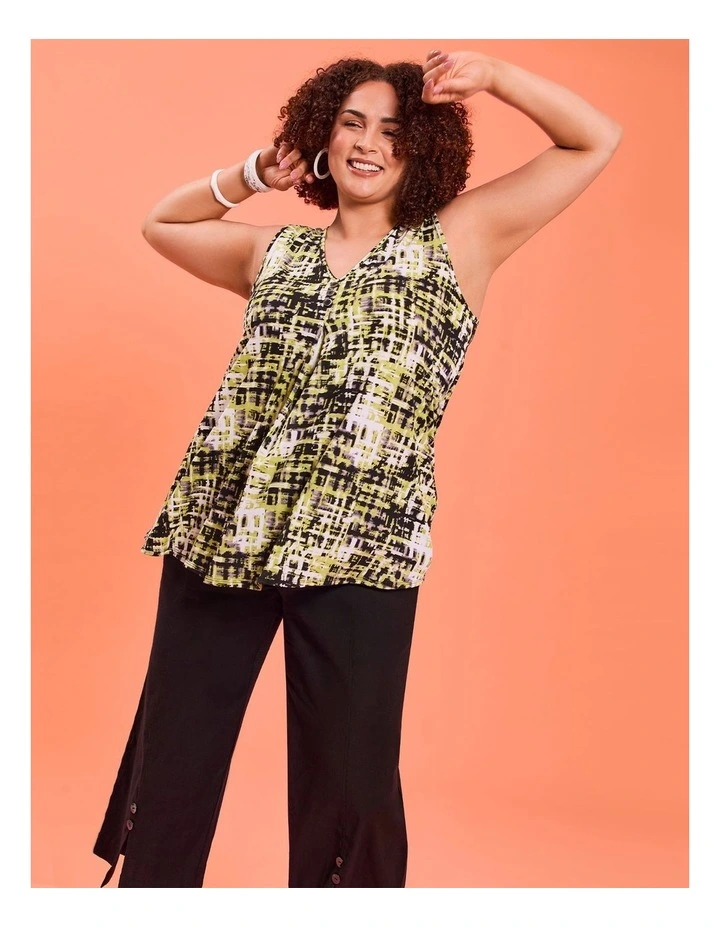 Amazon Luna Tank Green Print image 5