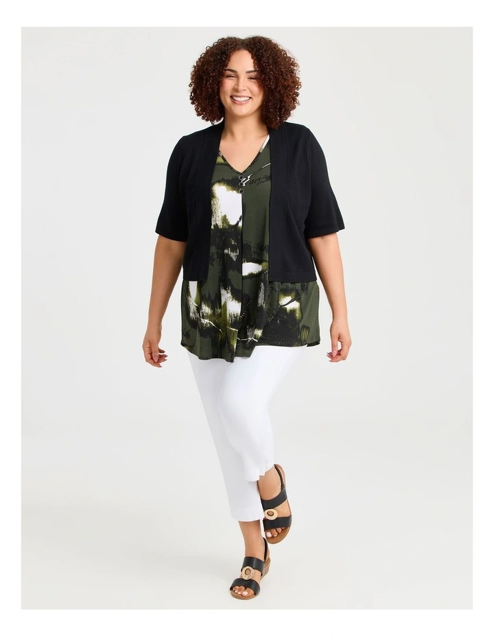 Amazon Luna Tank Olive Print image 4