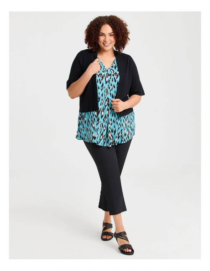 Amazon Luna Tank Turquoise Print image 4