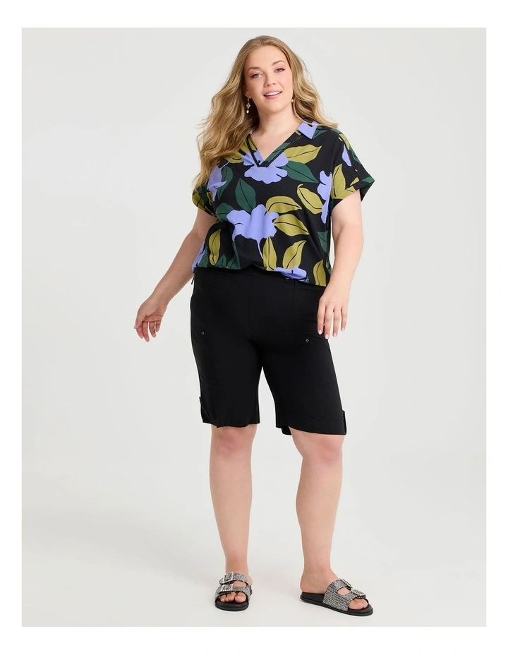 Cotton Collared Ophelia T-shirt Print image 3