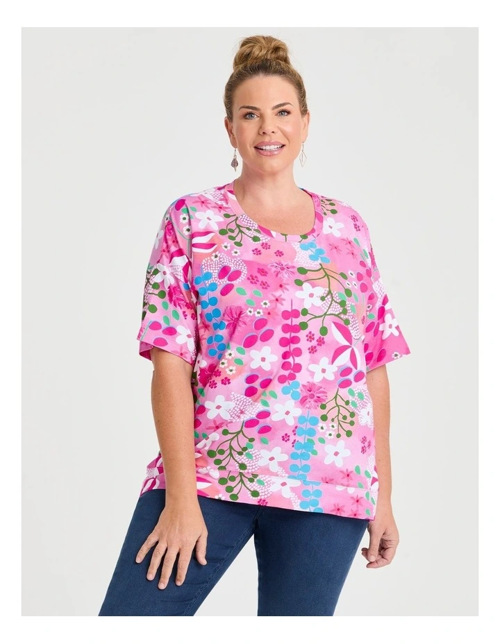 Joan Blond Pink Fusion T-shirt Print image 1
