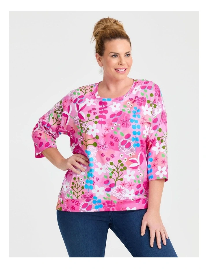 Joan Blond Pink Fusion T-shirt Print image 1