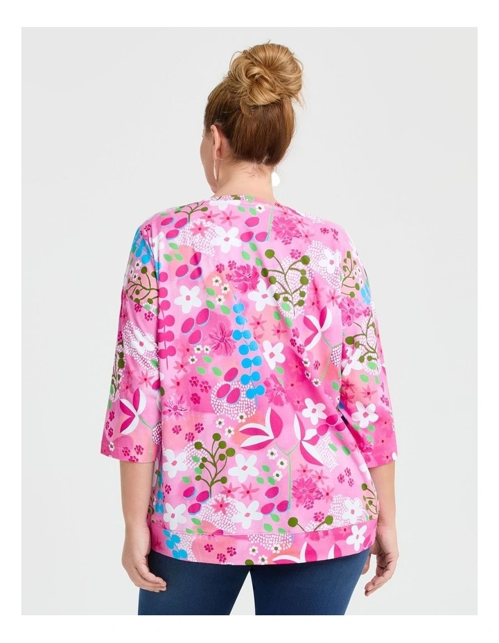 Joan Blond Pink Fusion T-shirt Print image 2