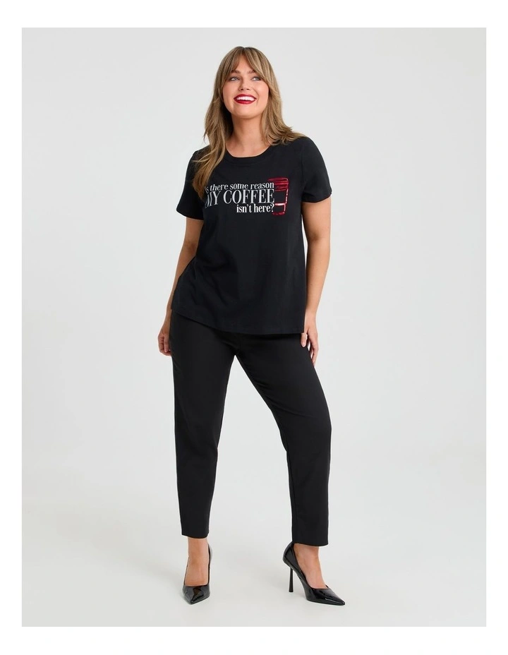 Devil Wears Prada Coffee T-shirt Black image 3