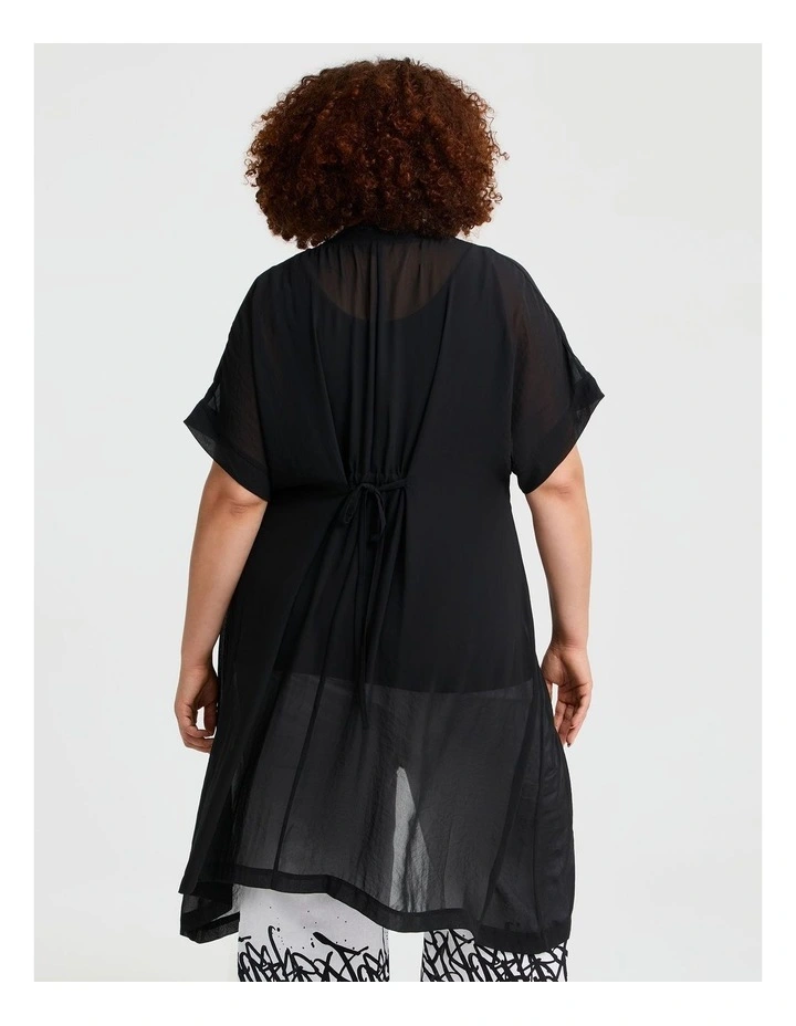 Chiffon Sojourn Tunic Black image 2