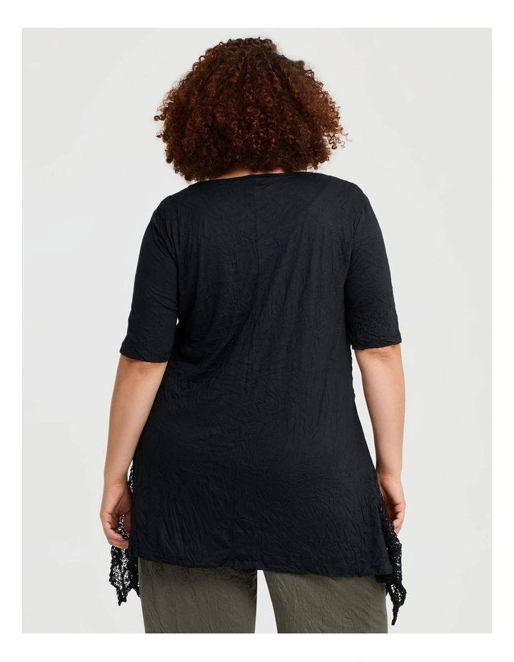 Bamboo Sanctuary Tunic in Black image 2
