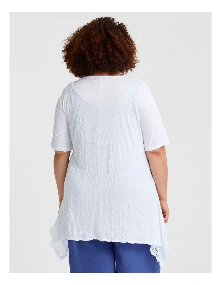 Bamboo Sanctuary Tunic in White image 2