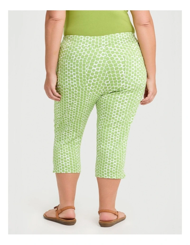 Petite Abstract Squares Pant in Multi image 2