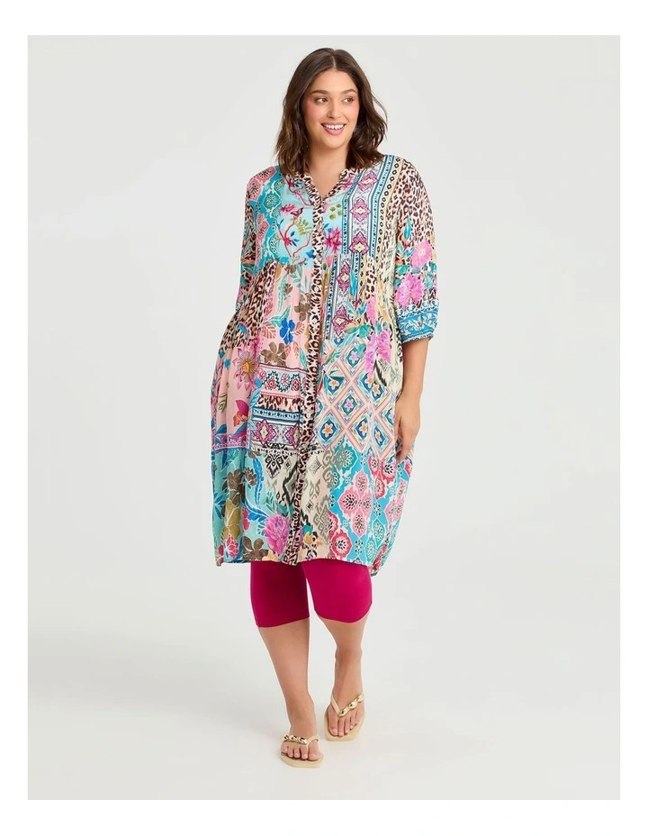 Australian Cotton Crop Legging Raspberry Pink image 3