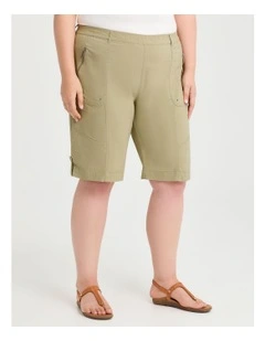 Zip Pocket Cargo Short Sage