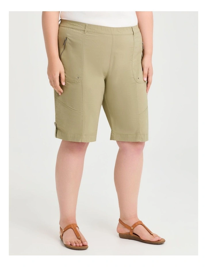 Zip Pocket Cargo Short Sage image 1