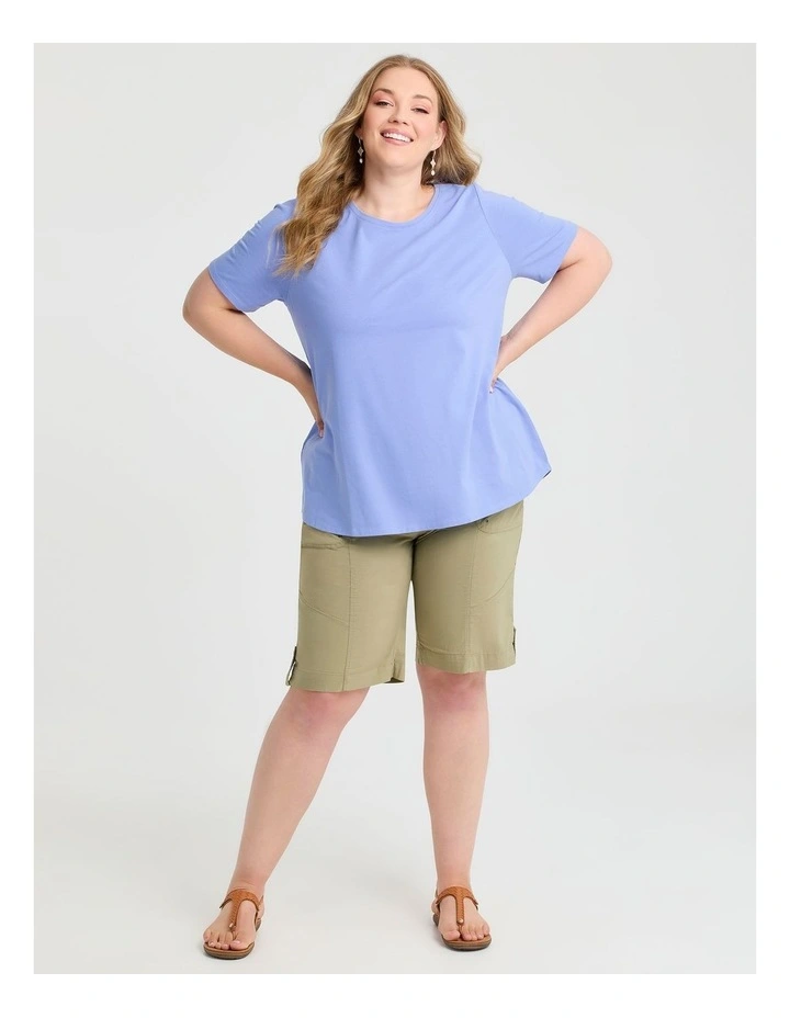 Zip Pocket Cargo Short Sage image 4