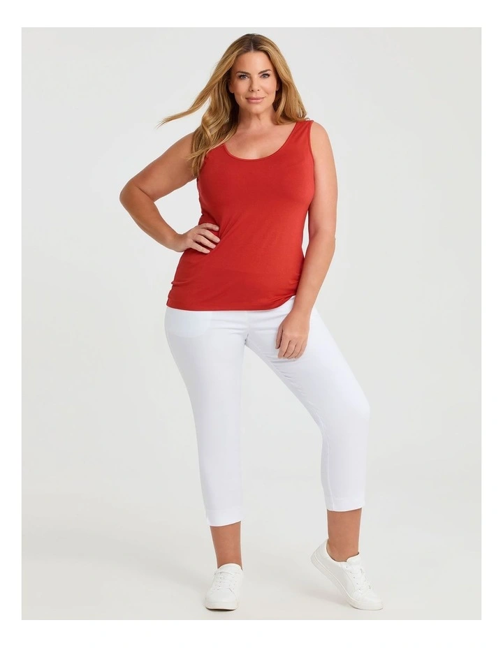 Bamboo Base Cami in Red Clay image 3