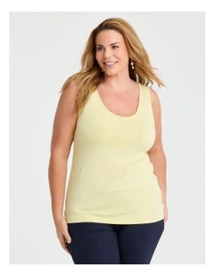 Bamboo Base Cami in Lemon