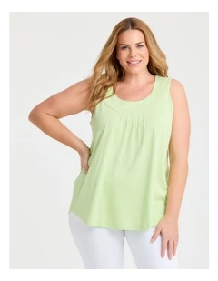 Good Earth Australian Cotton Element Tank in Green