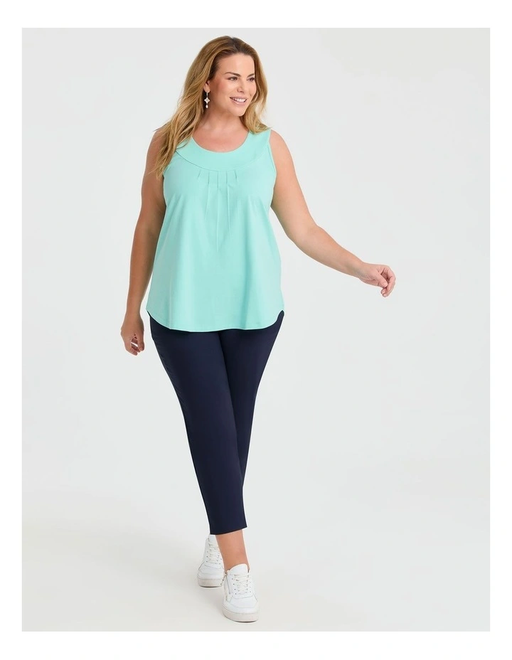 Good Earth Australian Cotton Element Tank in Blue image 3