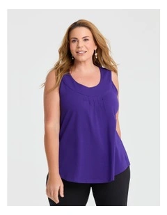 Australian Cotton Element Tank Liberty Purple