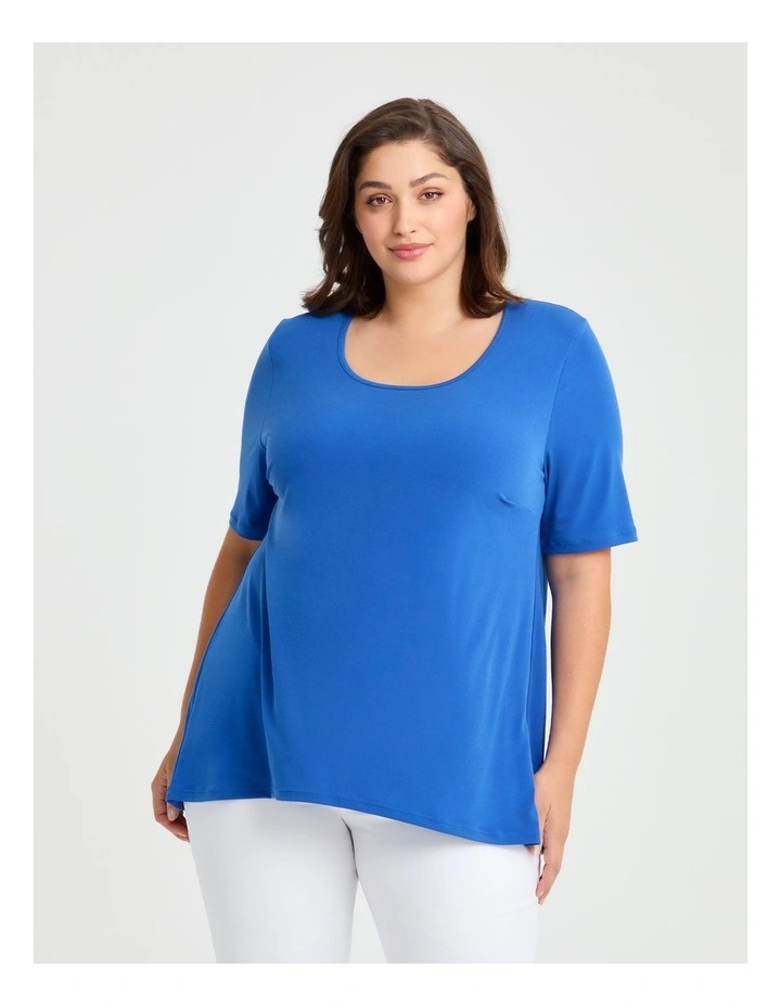 Strive Scoop Neck Top Royal Blue image 1