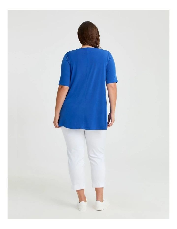 Strive Scoop Neck Top Royal Blue image 2