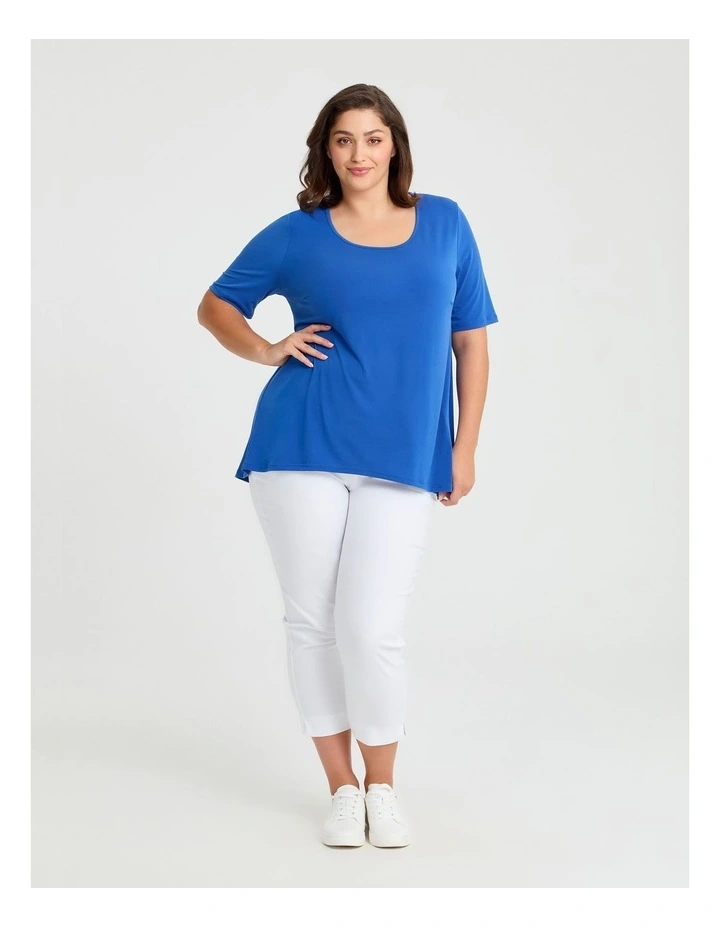 Strive Scoop Neck Top Royal Blue image 3