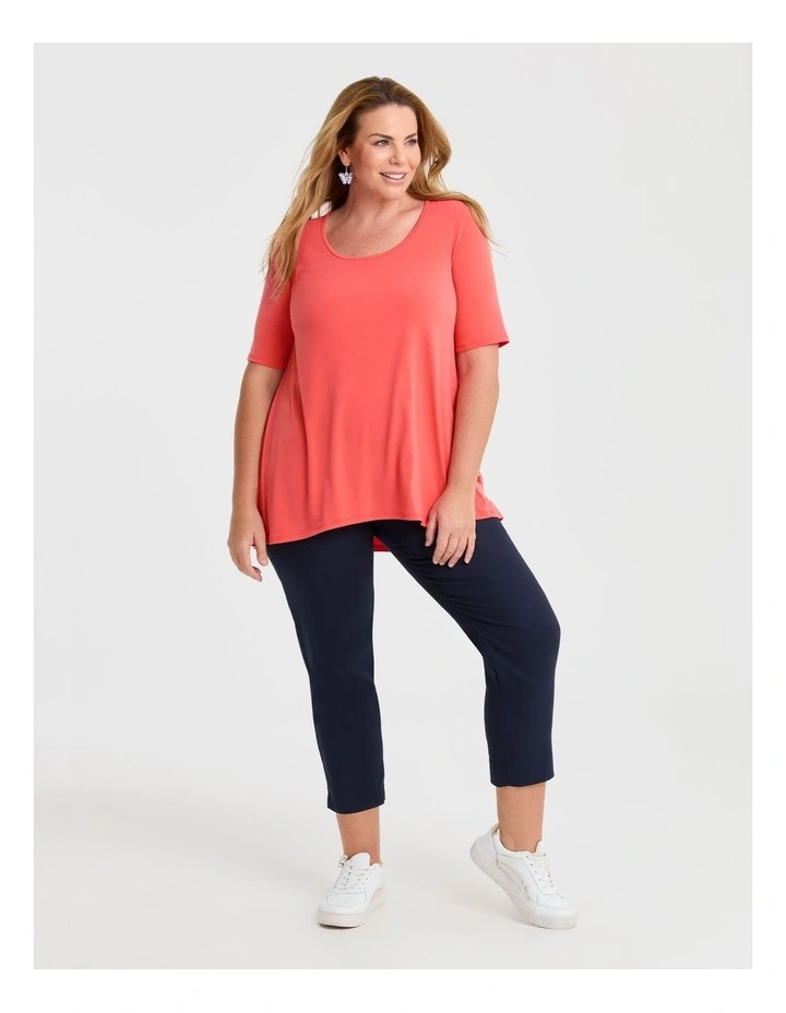 Strive Scoop Neck Top Melon image 3