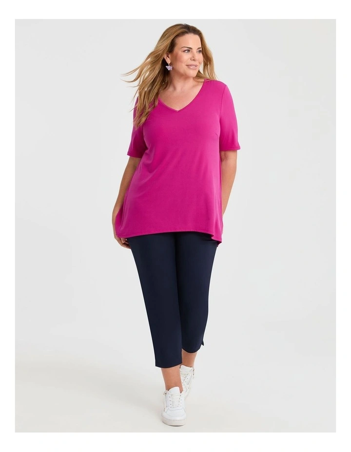 Strive V Neck Short Sleeve Top image 3