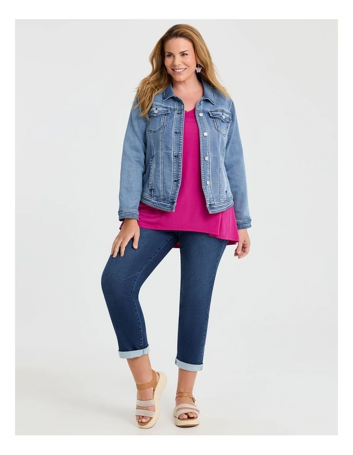 Strive V Neck Short Sleeve Top image 4