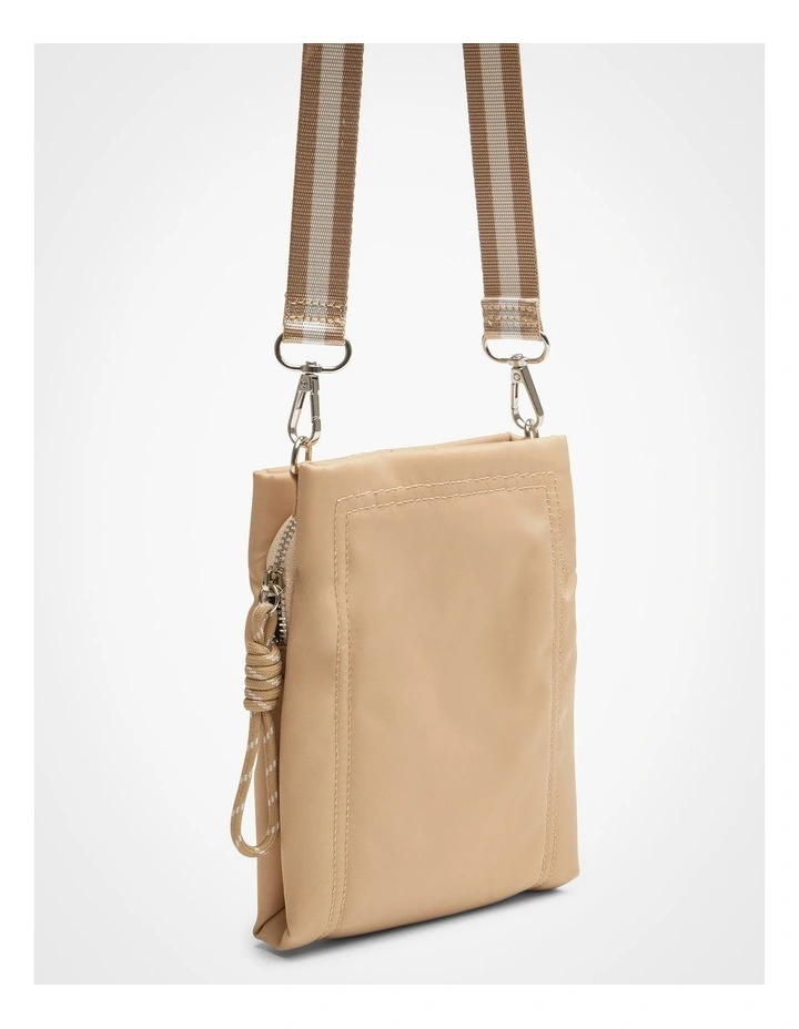 Crossbody Travel Bag in Taupe image 3
