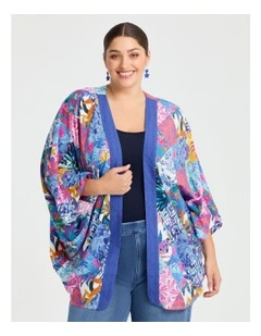 Bluetones Patchwork Cape Blue Mix