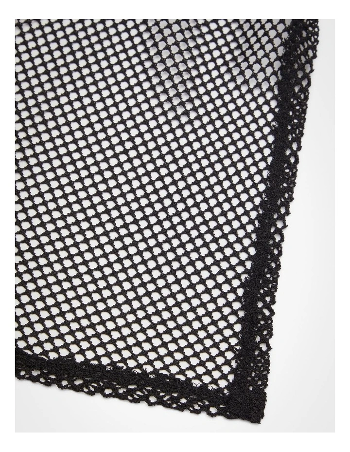 Swim Peephole Poncho Black image 3