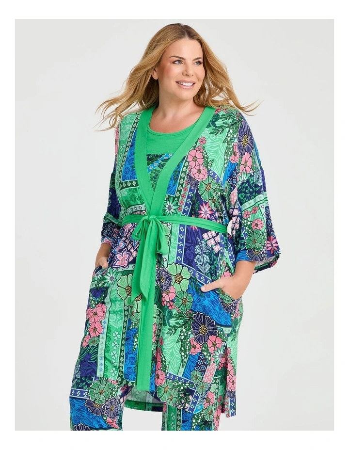 Bamboo Jardin Kimono in Print image 2