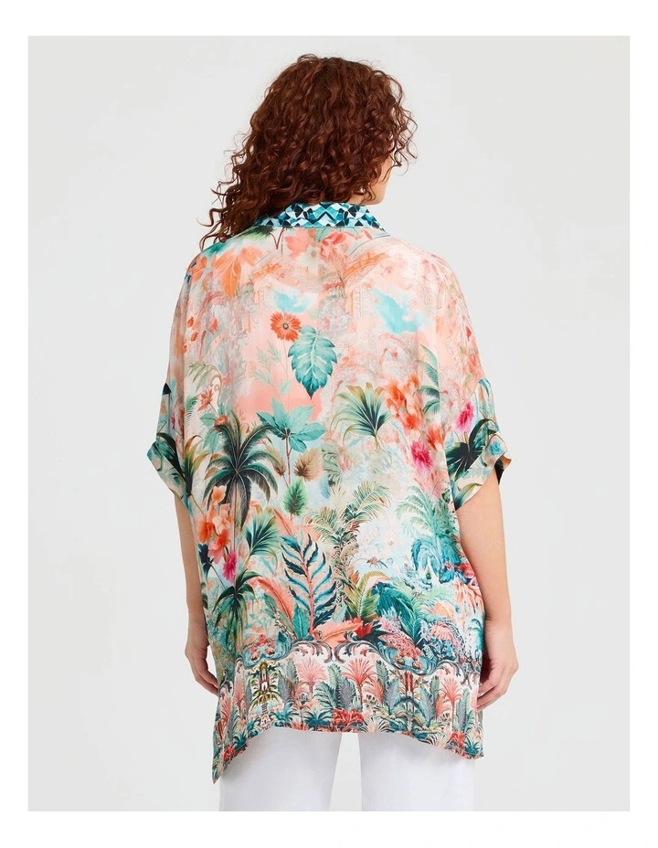 Natural Sicilian Sunset Shirt in Multi image 2