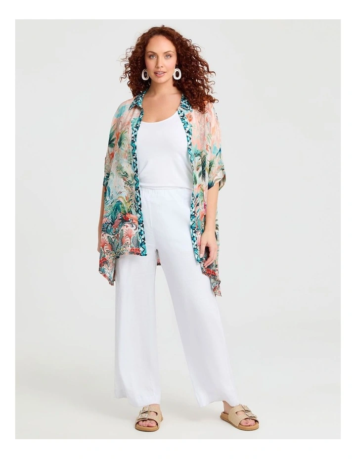 Natural Sicilian Sunset Shirt in Multi image 3