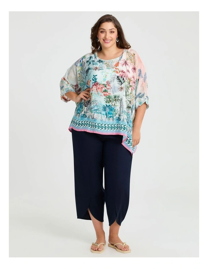 All About Blue Natural Top Print image 3