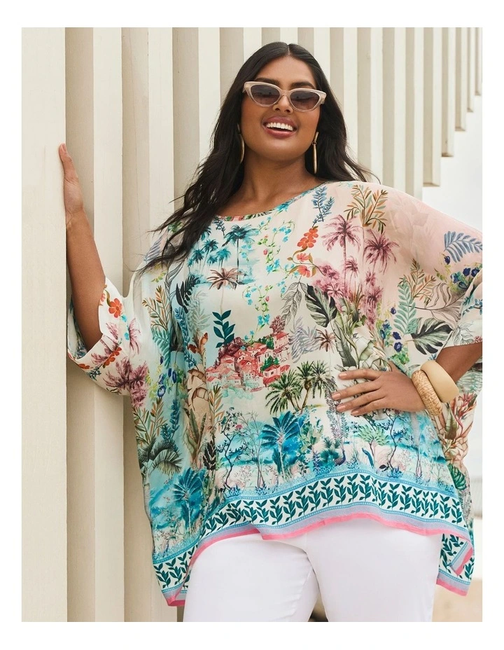 All About Blue Natural Top Print image 4