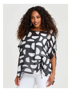 Natural Ayla Abstract Overtop in Multi