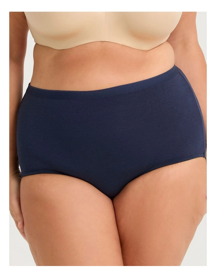 Bamboo Paisley Briefs 3 Pack in Multi image 5