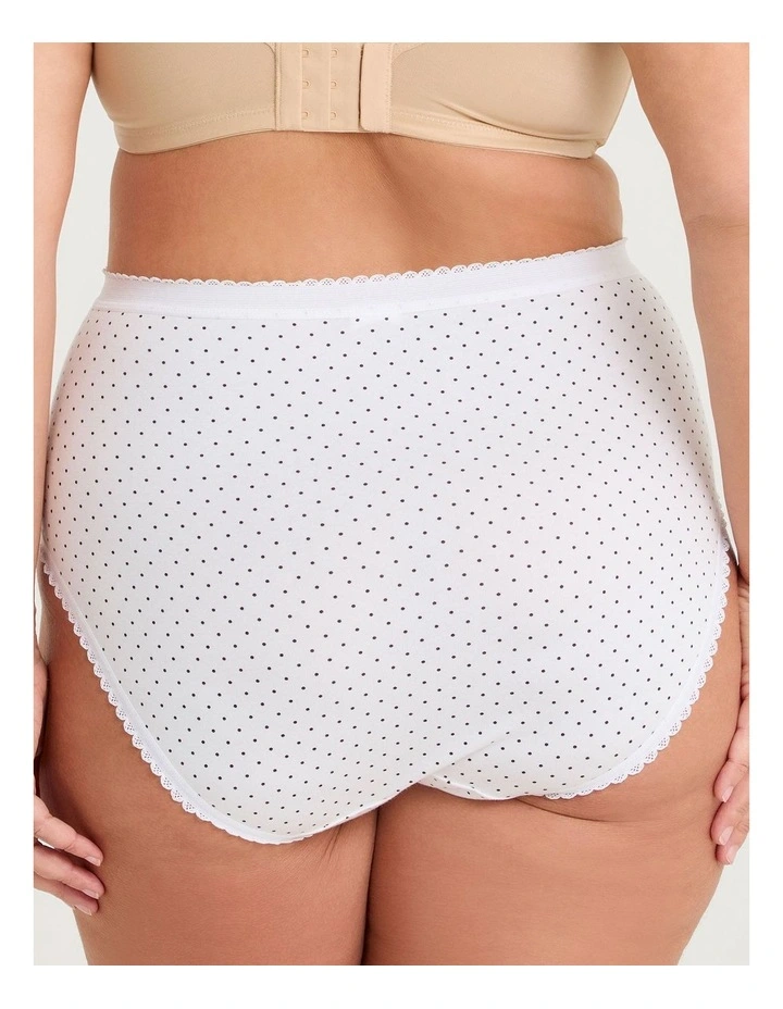 Cotton Everyday Briefs 5 Pack in Multi image 3