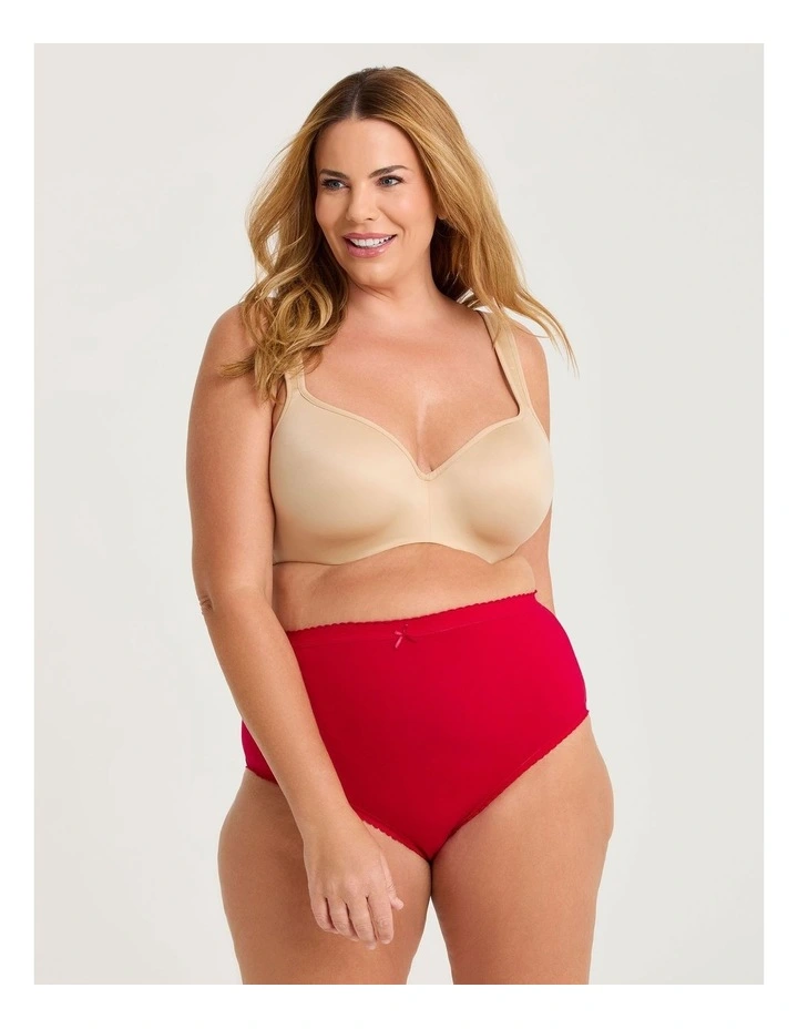 Cotton Everyday Briefs 5 Pack in Multi image 5