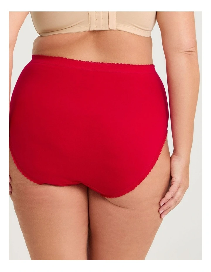 Cotton Everyday Briefs 5 Pack in Multi image 6