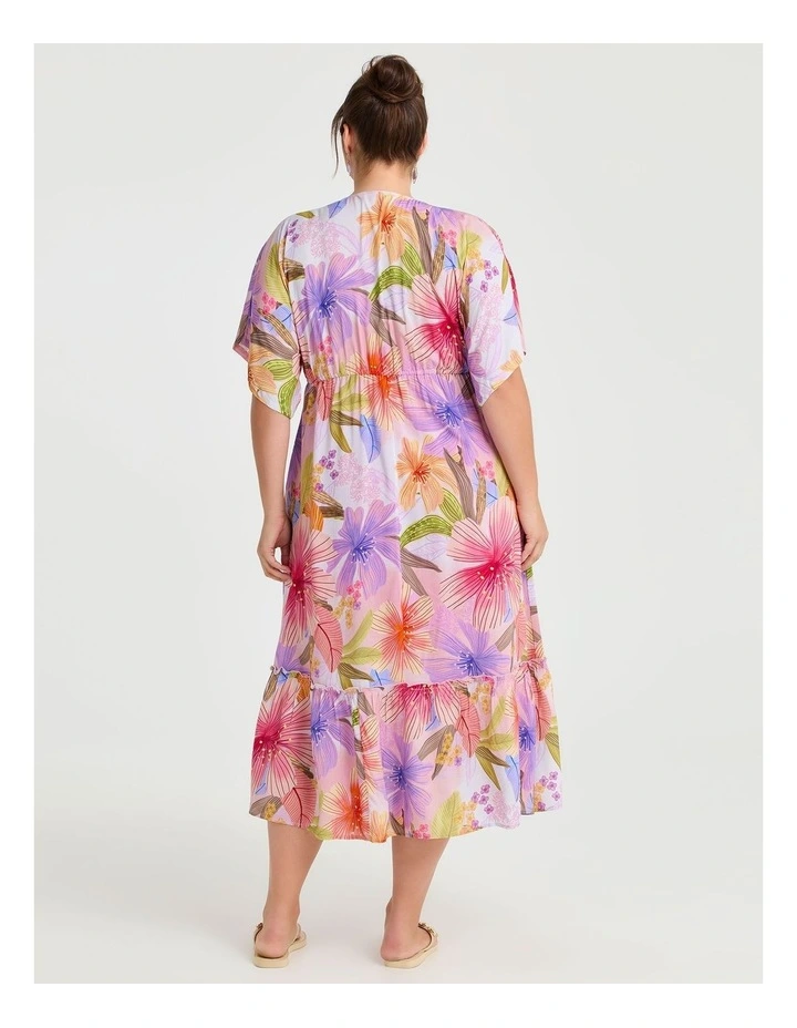 Natural Sunset Maxi Dress in Print image 2