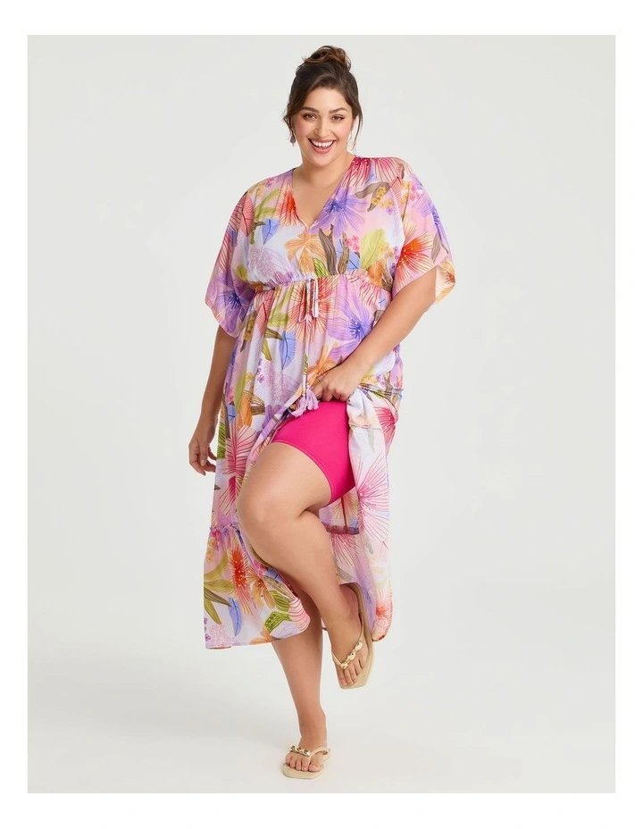 Natural Sunset Maxi Dress in Print image 4