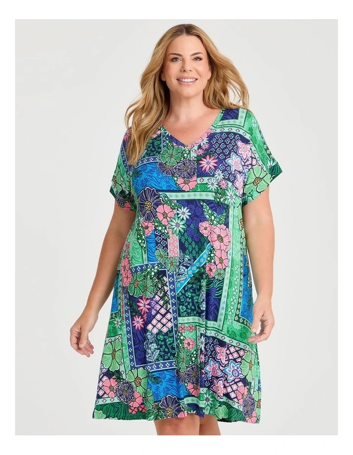 Bamboo Jardin Nightie in Multi image 3