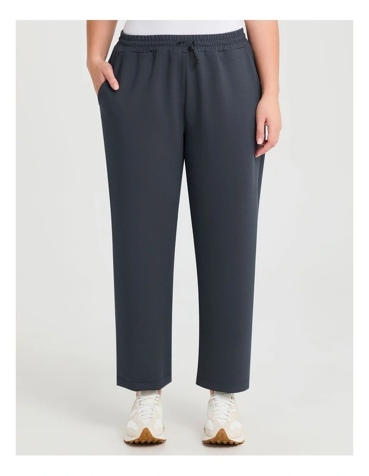 Luxe Touch Wide Leg Trackpant in Frosted Slate image 1