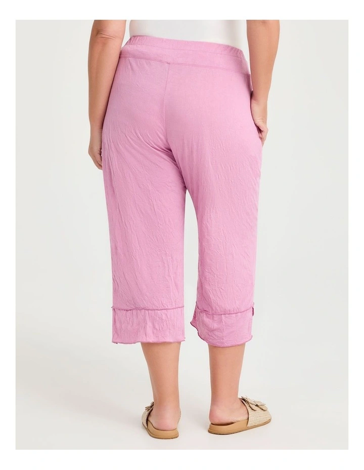 Alicia Crop Pant in Sea Pink image 2